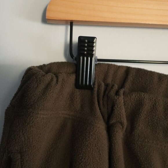 American Essentials Women's Brown Sz XL Luxury Sherpa Stretch Straight Leg Pants - Picture 10 of 12